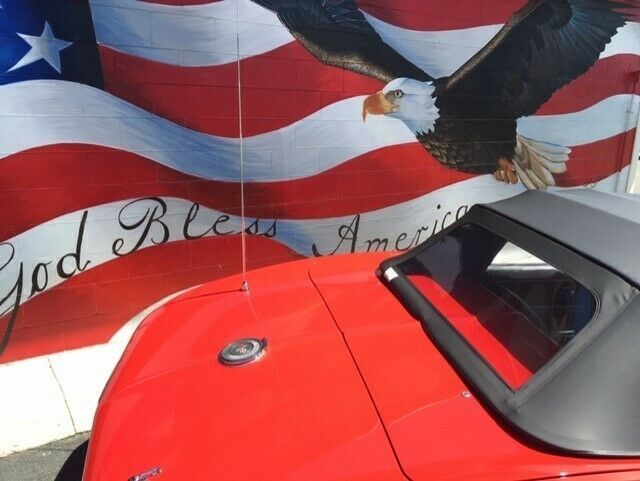 1966 Red Chevrolet Corvette Convertible