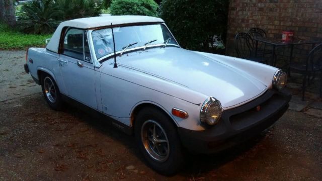 1975 Gray MG Midget Convertible