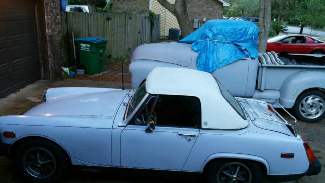 1975 Gray MG Midget Convertible