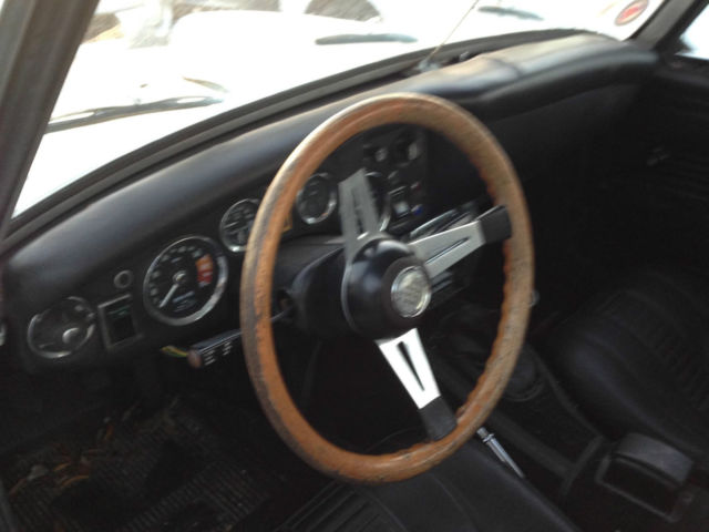 1975 Gray MG Midget Convertible