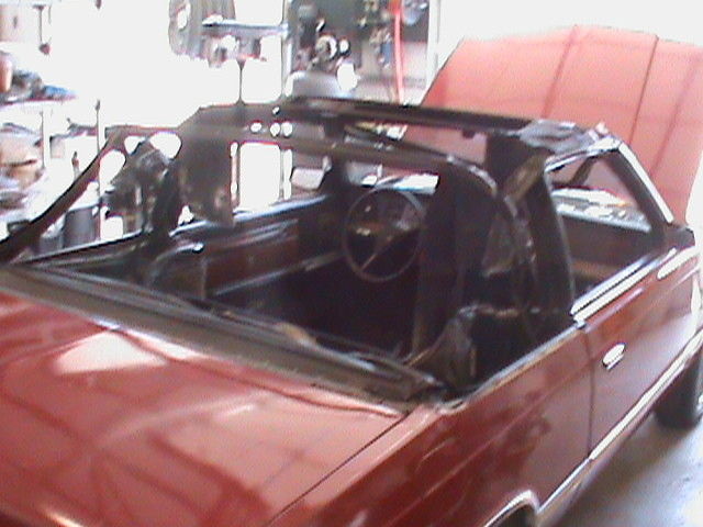 1982 Red Chrysler LeBaron Convertible