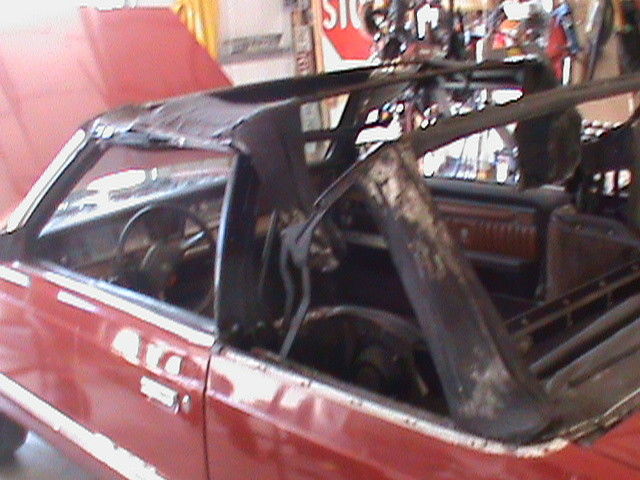 1982 Red Chrysler LeBaron Convertible