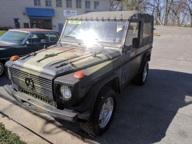 1983 Camo Mercedes-Benz G-Class Convertible