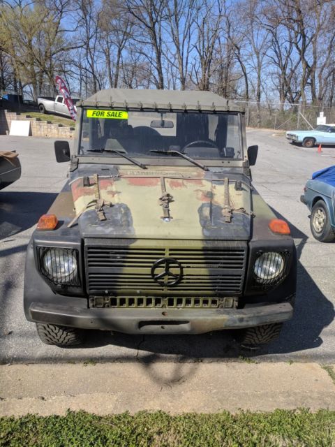 1983 Camo Mercedes-Benz G-Class Convertible