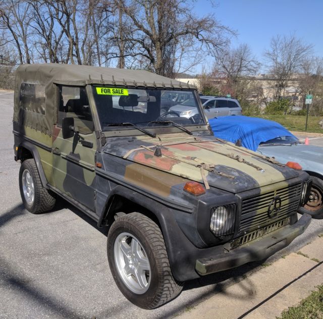 1983 Camo Mercedes-Benz G-Class Convertible