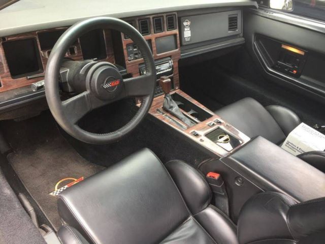 1989 Black Chevrolet Corvette Convertible