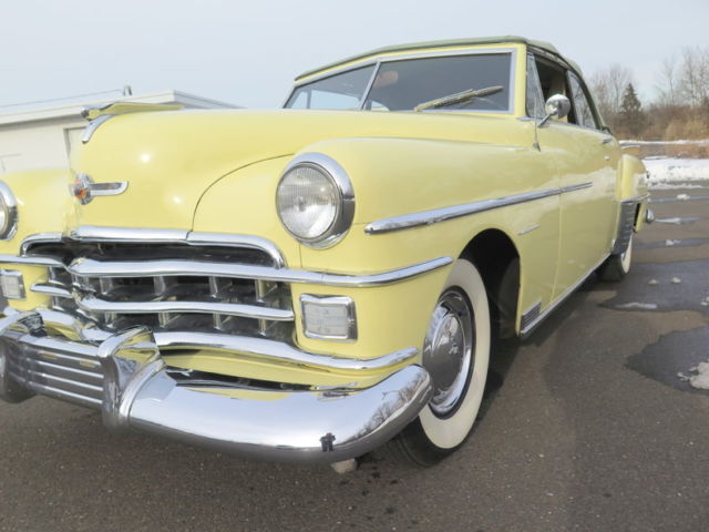 1950 Yellow Chrysler Windsor Convertible