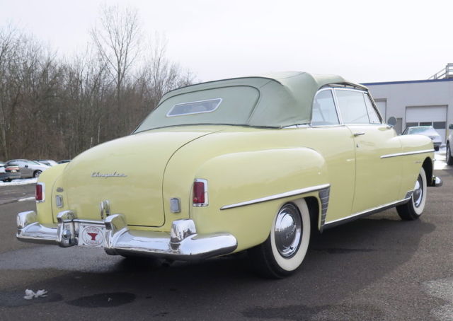 1950 Yellow Chrysler Windsor Convertible