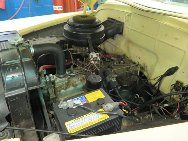 1950 Yellow Chrysler Windsor Convertible