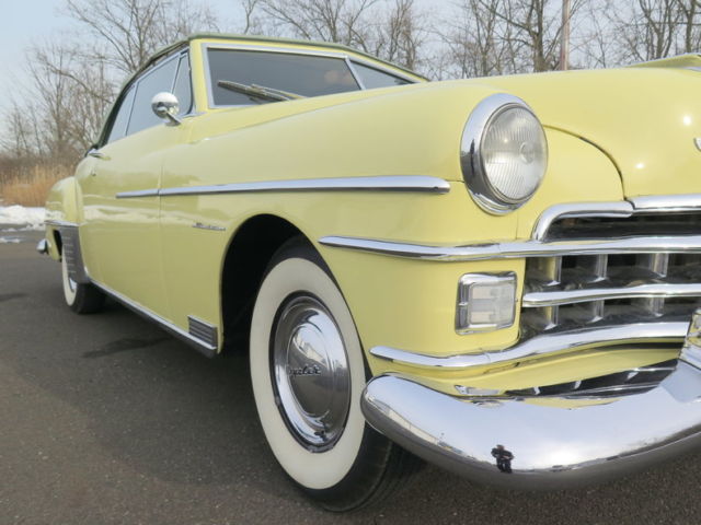 1950 Yellow Chrysler Windsor Convertible