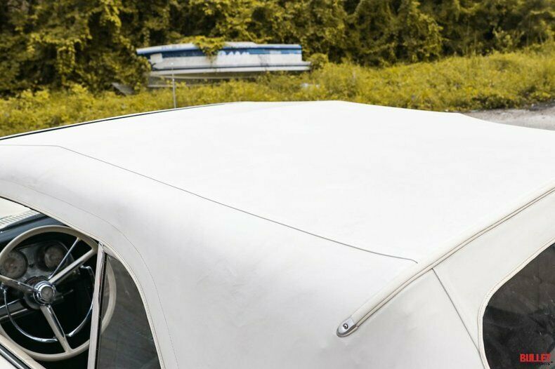 1960 White Ford Thunderbird Convertible