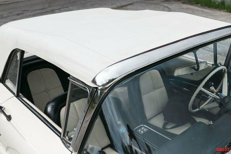 1960 White Ford Thunderbird Convertible