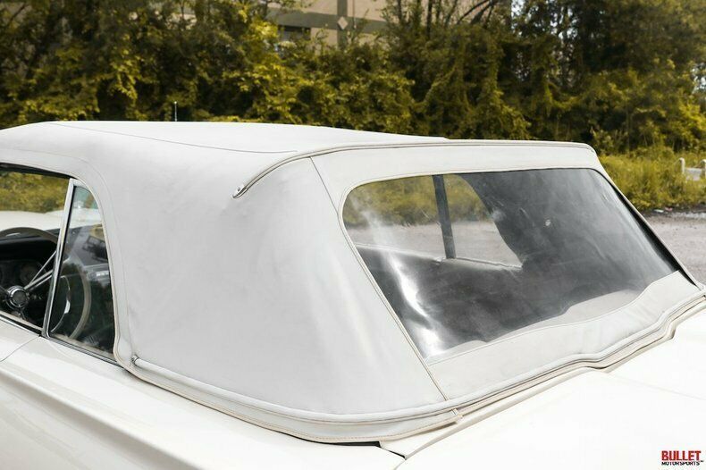 1960 White Ford Thunderbird Convertible