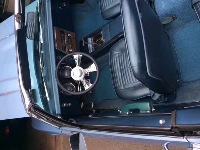 1967 Blue Pontiac Firebird Convertible