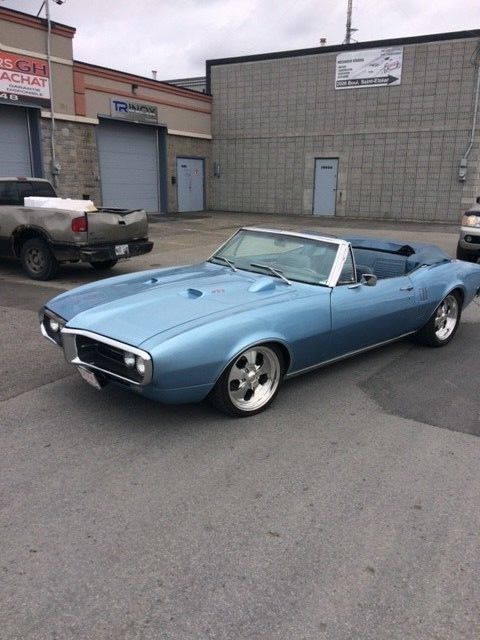 1967 Blue Pontiac Firebird Convertible