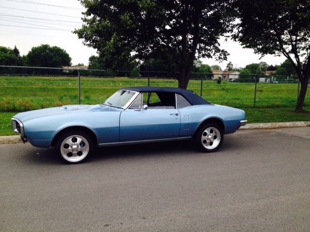 1967 Blue Pontiac Firebird Convertible