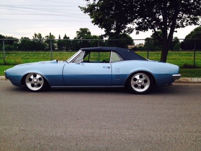 1967 Blue Pontiac Firebird Convertible