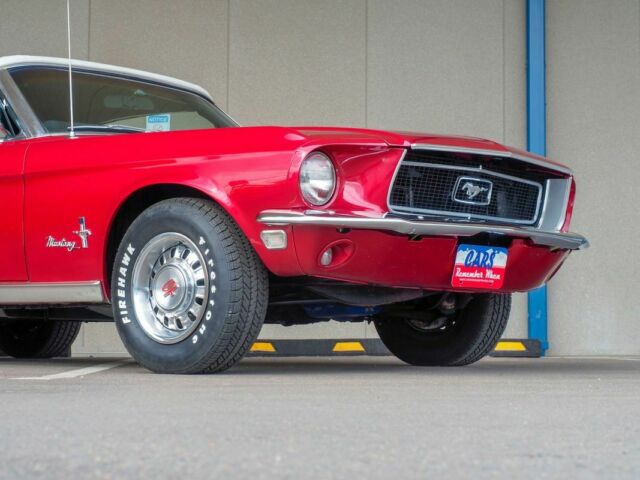 1968 Red Ford Mustang --