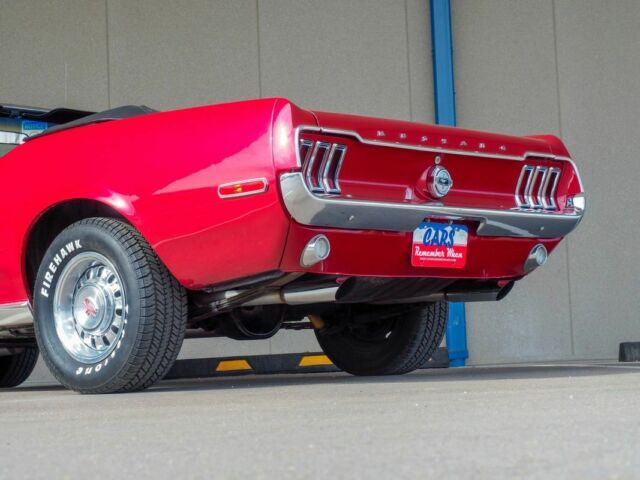 1968 Red Ford Mustang --