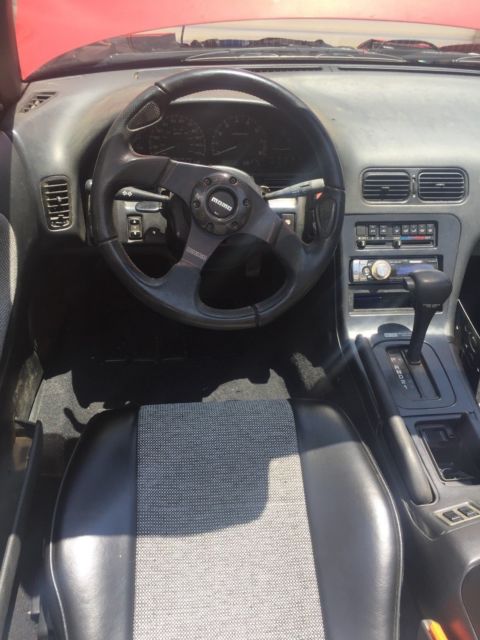 1993 Red Nissan 240SX Convertible