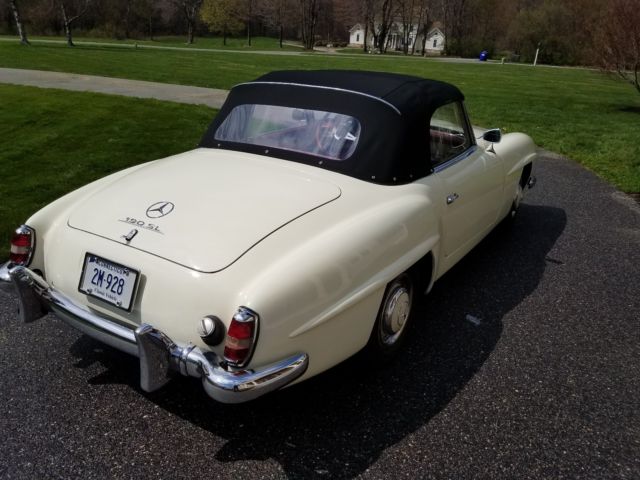 1961 Beige Mercedes-Benz 190-Series Convertible