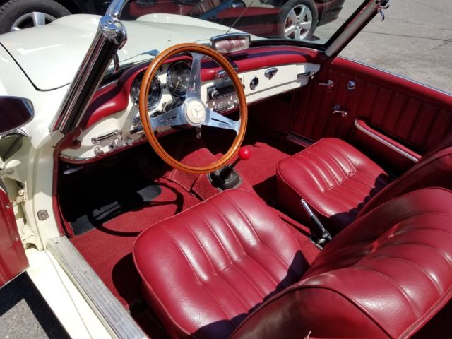 1961 Beige Mercedes-Benz 190-Series Convertible