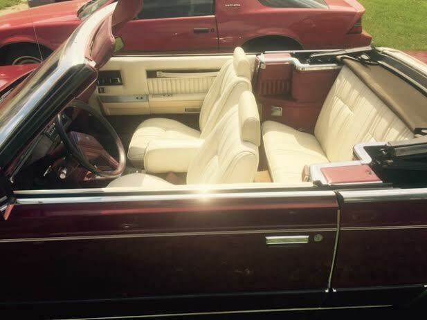 1984 Burgundy Chrysler LeBaron Convertible