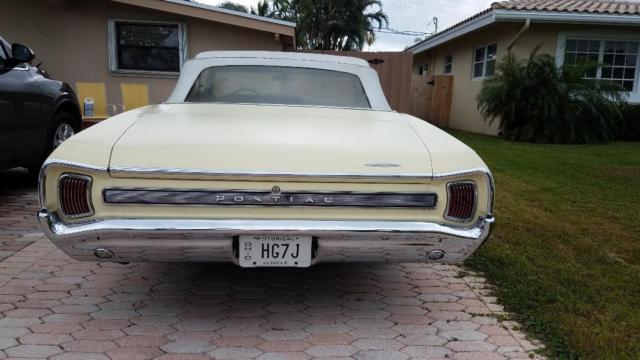 1966 Yellow Pontiac Le Mans Convertible