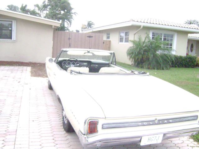1966 Yellow Pontiac Le Mans Convertible