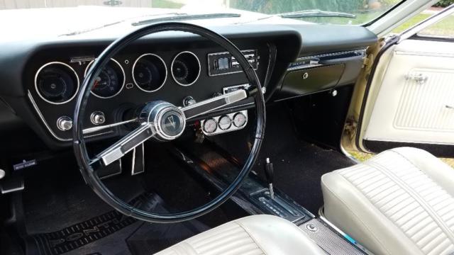 1966 Yellow Pontiac Le Mans Convertible