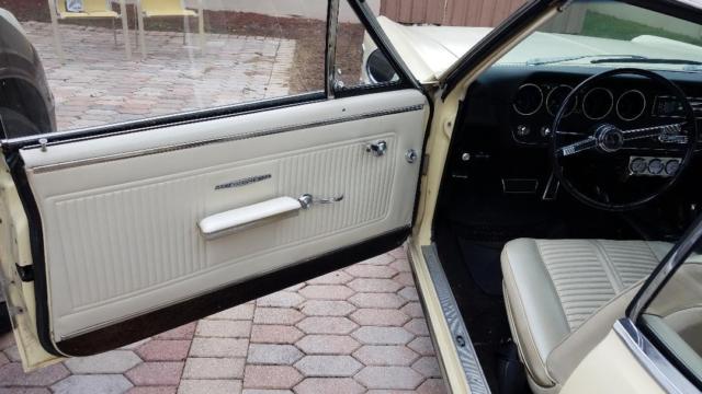1966 Yellow Pontiac Le Mans Convertible