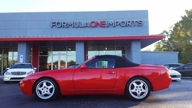 1992 Red Porsche 968 Convertible