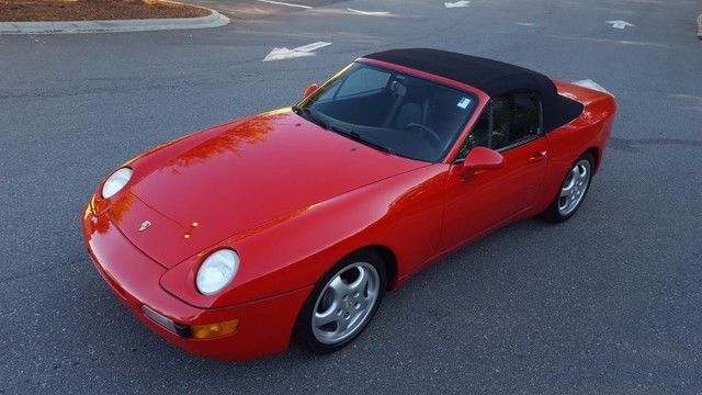 1992 Red Porsche 968 Convertible