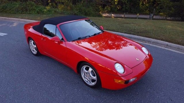 1992 Red Porsche 968 Convertible