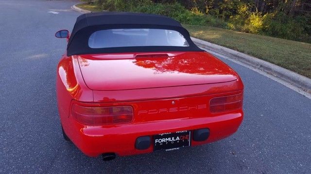 1992 Red Porsche 968 Convertible