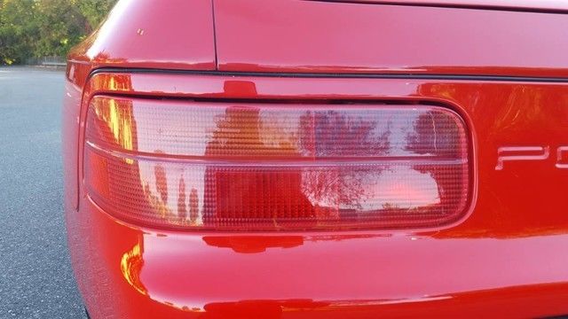 1992 Red Porsche 968 Convertible