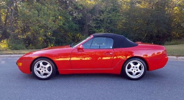 1992 Red Porsche 968 Convertible