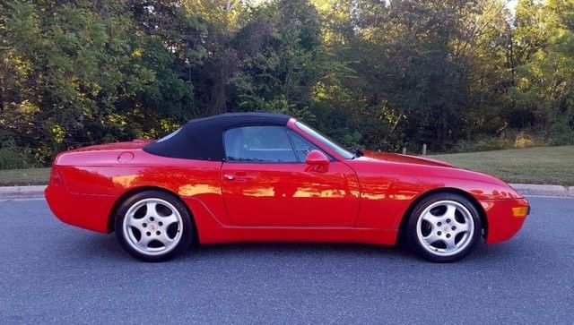 1992 Red Porsche 968 Convertible