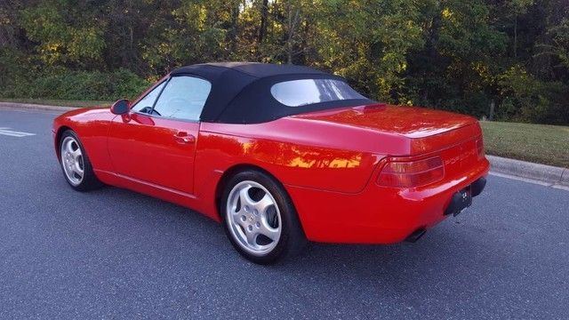 1992 Red Porsche 968 Convertible