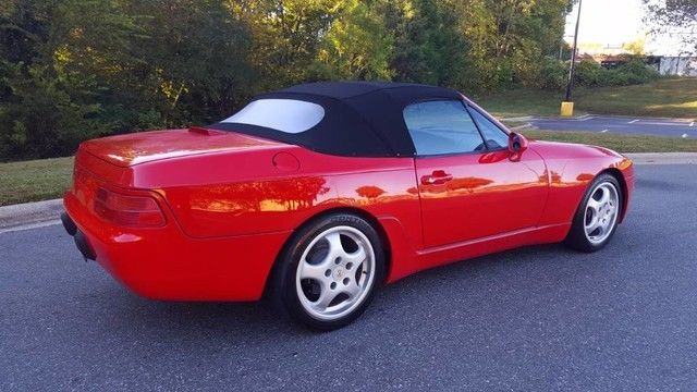 1992 Red Porsche 968 Convertible
