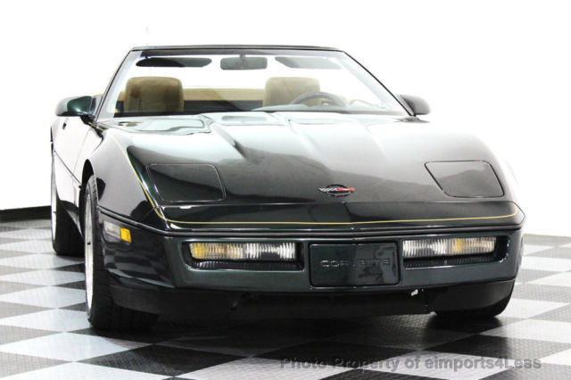 1990 POLO GREEN Chevrolet Corvette Convertible