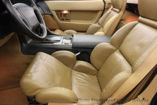 1990 POLO GREEN Chevrolet Corvette Convertible