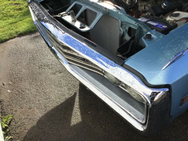 1970 Blue Chrysler Newport Convertible