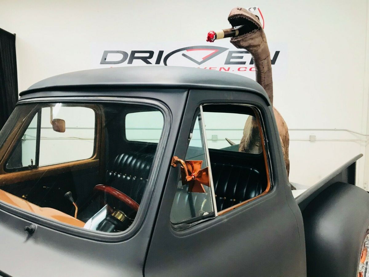 1955 Black Ford F-100 Standard Cab Pickup