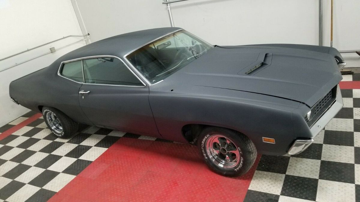 1971 Black Ford Torino Fastback
