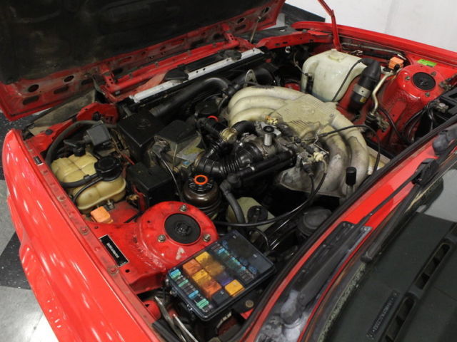 1990 Red BMW 3-Series Convertible