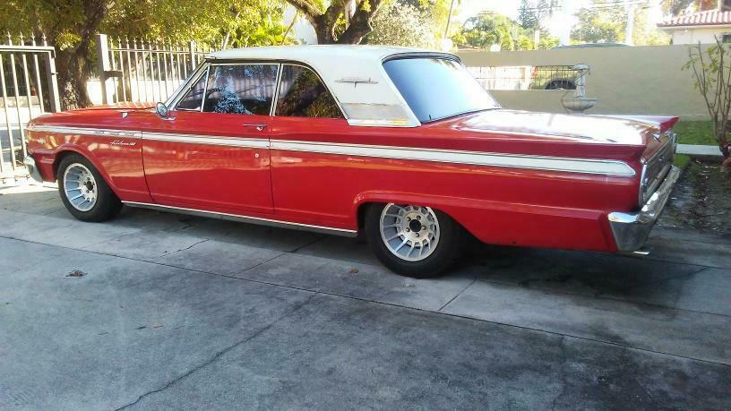 1963 Red Ford Fairlane Coupe