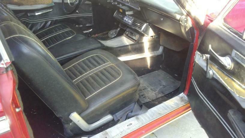 1963 Red Ford Fairlane Coupe