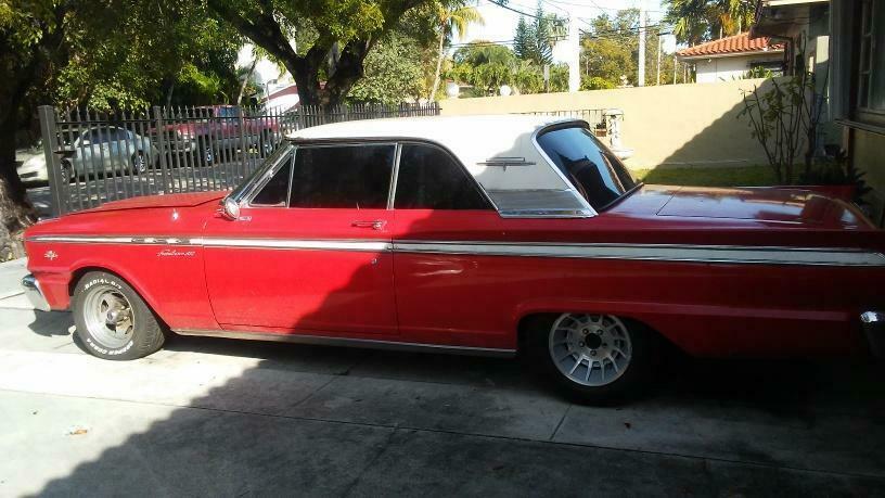 1963 Red Ford Fairlane Coupe