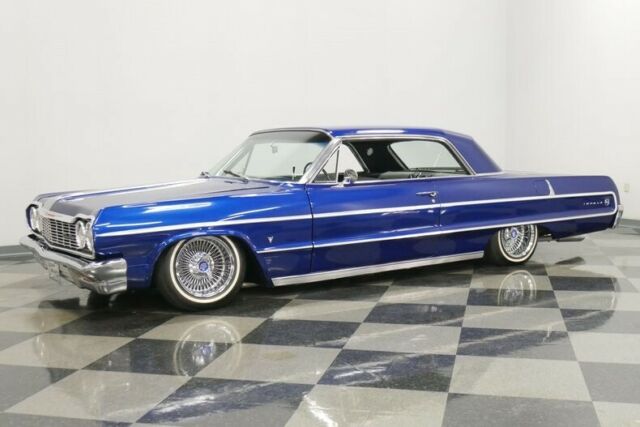 1964 Blue Chevrolet Impala Coupe